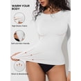 thumbnail image 6 of Women's Seamless Long Sleeve Smoothing Undershirt, 6 of 6