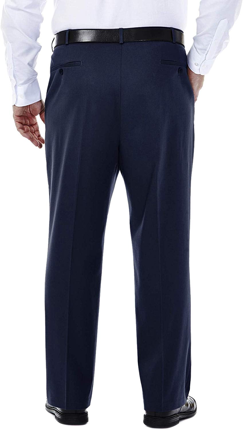 Haggar Men's Big & Tall Premium No Iron Khaki Classic Fit Pant (44W x 29L - 56W x 30L)
