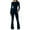 Navy, variant on Buigttklop Jumpsuit for Women Spring and Fall Tight Waistband Sleeveless Neck Long Jumpsuit