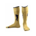 thumbnail image 2 of TeeHee Men's Golf Cotton Crew Socks 3-Pairs Assorted (Khaki), 2 of 5
