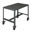 thumbnail image 2 of Durham MTM182430-2K195 No. 95 Mobile Medium Duty Machine Tables with 1 Top Shelf, Gray - 18 x 24 x 30 in., 2 of 5