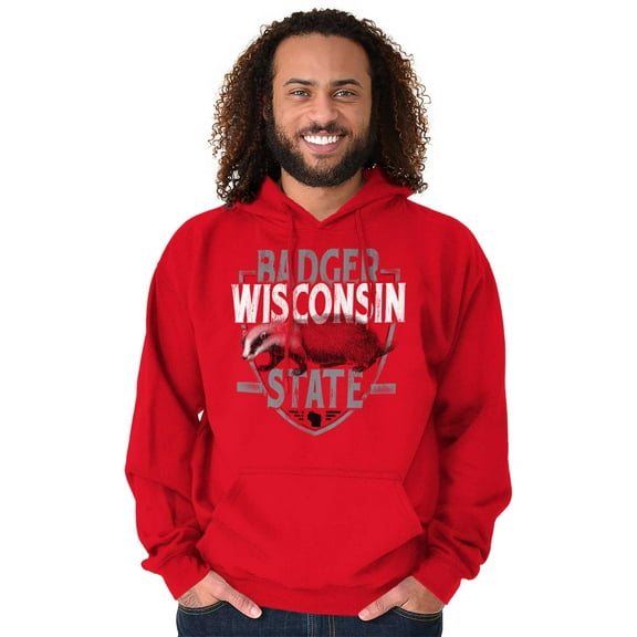 Wisconsin Wispy Pride Cool Athletic Hoodie Sweatshirt Women Men Brisco Brands S