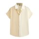 thumbnail image 1 of Camisa holgada con estampado de verano para hombre Ropa de hombre informal con solapa de verano Pompotops  oipoqjl24245, 1 of 9