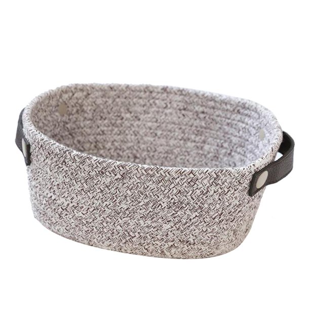 Woven Storage Baskets Decorative Blanket Basket, Use For Sofa Throws