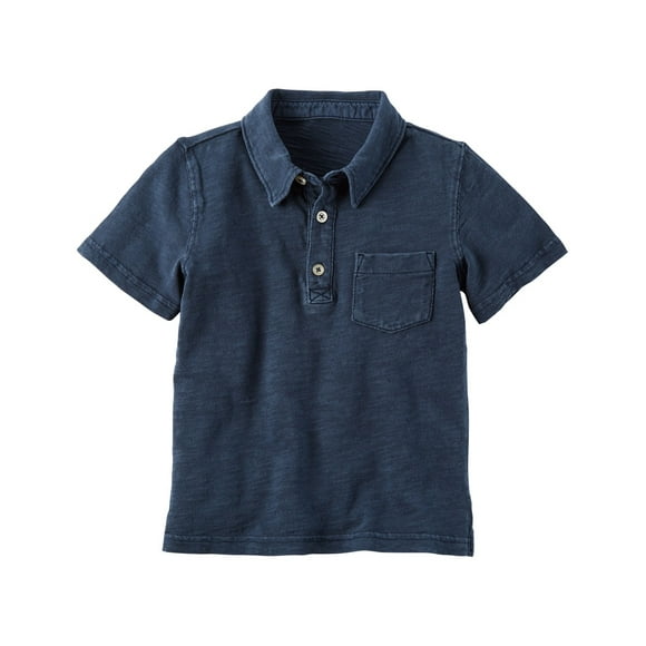 Carter's Baby Boys' Garment-Dyed Slub Jersey Polo, 6 Months