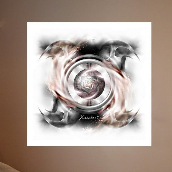 Wallhogs Xzendor7 Whip Quad Silver Stellar Cloud Burst Wall Mural