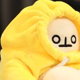 thumbnail image 5 of Muñeco de peluche Regalo divertido Expresión interesante Linda bolsa de algodón suave Decoración Plátano Muñeca Amarillo 14.2 pulgadas, 5 of 5