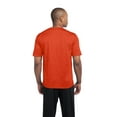 thumbnail image 2 of Sport Tek Adult Male Men heathered Short Sleeves T-Shirt Dp Orange Hthr Large, 2 of 6