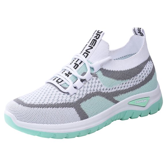Mepaouo Women's Walking Shoes Bresthable Knit Running Sneakers Casual Athletic Workout Sports Shoes