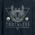 thumbnail image 3 of How to Train Your Dragon - Toothless Line Art  - Men's Long Sleeve T-Shirt, 3 of 5