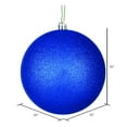thumbnail image 2 of Vickerman 10" Midnight Blue Glitter Ball Ornament, 2 of 2