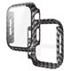 thumbnail image 1 of Vidrio templado + funda para Apple Watch Series 8/7/6/5/4/3/2/1/SE 38mm 40 41mm 42 44mm 45mm Protector de pantalla Marco de parachoques para IWatch Tan Jianjun unisex, 1 of 2