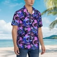 thumbnail image 4 of Mens Casual Hawaiian Shirts Short Sleeve Button Down Beach Shirts Shirts, 4 of 8