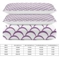 thumbnail image 2 of HAHDAXIA Repeat Pattern Bedding Solid Comforter Set for All Seasons,3 Pieces(1 Comforter+2 Pillowcases),Soft Microfiber Bedding Set Full(79"x90"), 2 of 7