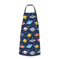 thumbnail image 2 of Naloa Planets And Stars Apron Kitchen Aprons with Pockets for Women Men Chef, 2 of 8