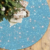 Yhmxh Christmas Tree Skirts Sparkling Tree Skirt 21 Inch Sequins Embroidered Merry Christmas Tree Skirt Small Glitter Xmas Tree Skirts Tree Floor Mat for Xmas Party Supplies Christmas Tree Decoration