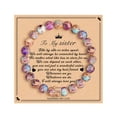 thumbnail image 1 of Pulsera Colgante de Amor | Diseño de cuentas de piedra natural: alivio del estrés y equilibrio emocional | Circunferencia de 21 cm | Regalo de Navidad con Tarjeta de Sanación para Mujeres, 1 of 1
