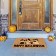 thumbnail image 2 of Liquidation! Tapis d'Entrée d'Halloween avec Décoration d'Ambiance Festive en Noix de Coco, H, 2 of 9