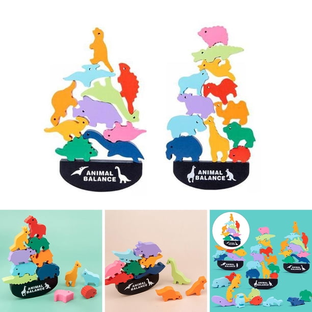 2 Juegos de Apilamiento para Entrenamiento de , Juguetes de Animales para Niños a de 4 CUTICAT Juego de equilibrio