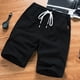 thumbnail image 4 of WILLBEST Pantalones Cortos para Hombre de Verano de Lino para Hombre, Pantalones Deportivos de Carga de Moda, Pantalones Cortos Holgados de Pierna Recta, Pantalones de Playa, 4 of 4