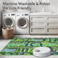 thumbnail image 5 of ODIKA 4'x6' Machine Washable Non-Slip Area Rug, Multi Color Educational Playmat for High Traffic Rug, Green, 243, 5 of 5