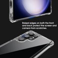 thumbnail image 2 of (2 Pack) amCase for Samsung Galaxy S23 Ultra 5G (6.8", 2023), Clear Case [Anti-Yellowing] Compatible with Support Wireless Charging, Shockproof Protective, 2 of 6