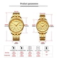 thumbnail image 2 of Chenxi Hot Fashion Creative Watches Women Men Quartz Watch Golden Lovers' Wristwatches Luxury Clock Brand Watches Relojes Hombre - Quartz Wristwatches, 2 of 6