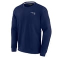 thumbnail image 2 of Unisex Fanatics Navy New England Patriots Elements Super Soft Pullover Sweatshirt, 2 of 3