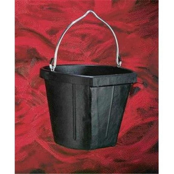 Flatside Bucket- Black 18 Quart - B600-18 BLK