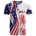 thumbnail image 2 of Zimjoy 2026 USA Soccer Jersey Shirts for Men Crewneck Short Sleeve United States Team Fan International Football Shirt Retro Streetwear Top Wine M, 2 of 4