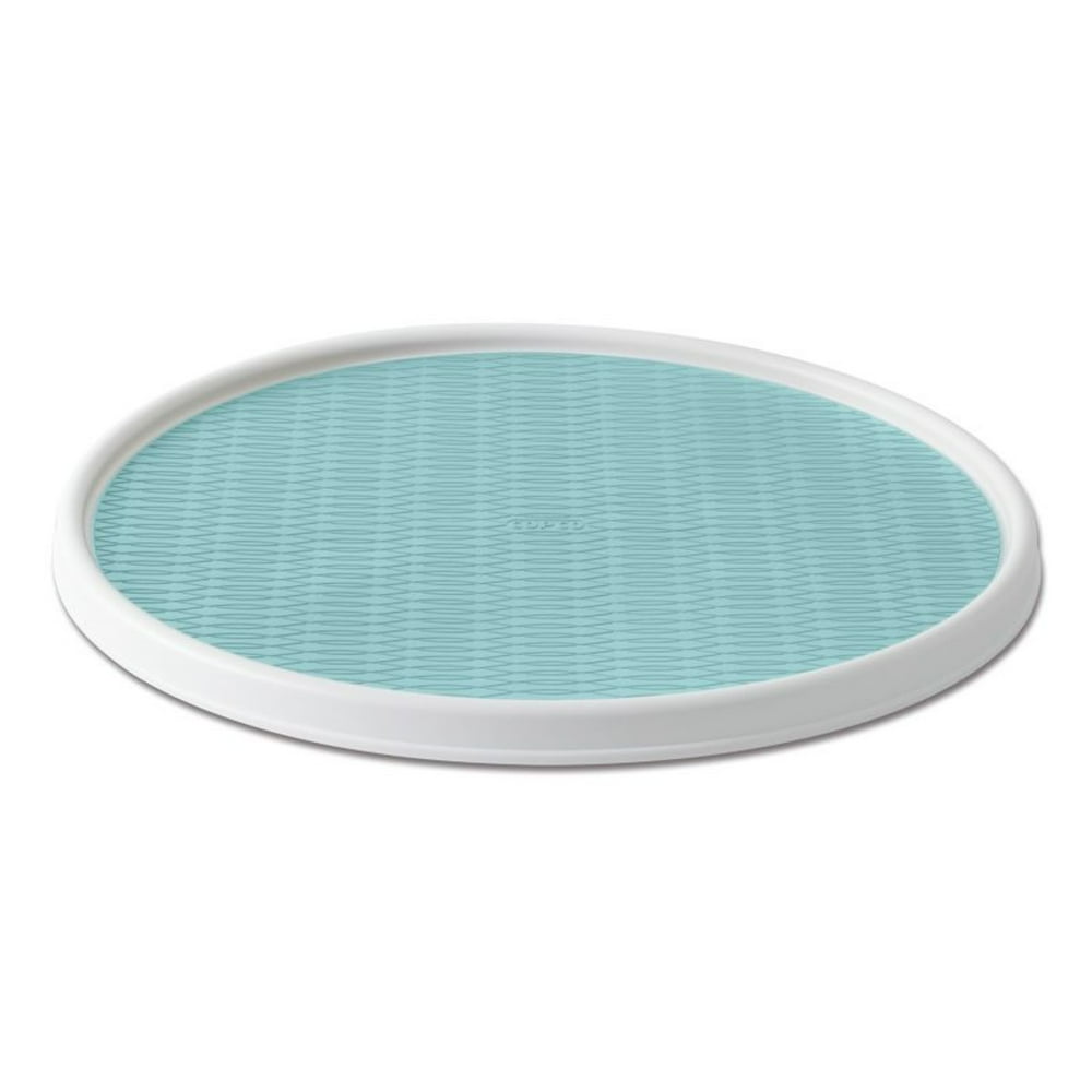 Copco 18inch NonSkid Plastic Turntable/ Lazy Susan , Aqua Walmart