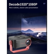Mini Projector with WiFi , Native 1080P Projector , Projectors for Outdoor Movies Home Theater Built-in Speaker Android11 Dual WiFi6 Allwinner 1080p Compatible with iPhone/Android/PS4/Laptop