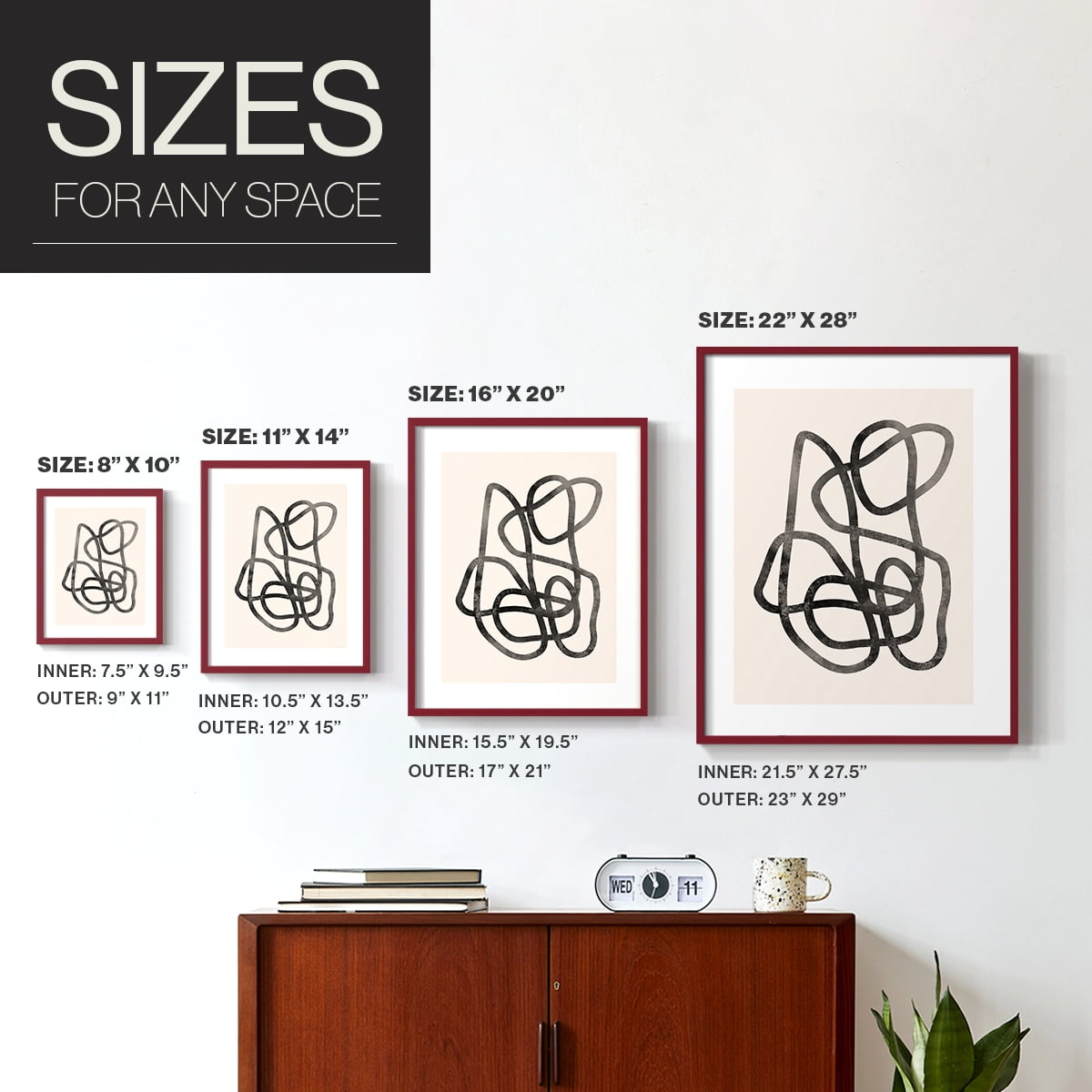 Matisse CCXXV in Solid Wood 11 x 14 Framed Print