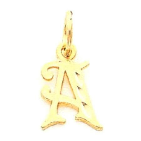 ICE CARATS 10kt Yellow Gold Initial Monogram Name Letter P Pendant Charm Necklace Fine Jewelry Ideal Gifts For Women Gift Set From Heart
