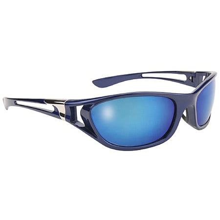 Men's Blue Ice Sunglasses with Blue Mirror Lens 400 UV Protection