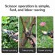 thumbnail image 3 of Sk5 Steel Heavy Duty Pruning Shears Handheld Gardening Clippers 8" For Weak Hands Women Men, 3 of 5