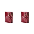 thumbnail image 2 of Qarigey Monedero para hombre, monedero, cerrojo, bolsillo para dinero pequeño, moderno, diseño de cremallera Portomonee, multifuncional para Type4 NO4, 2 of 6