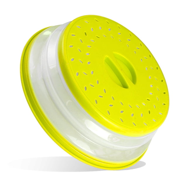 Toystoory Colador de verduras para microondas, filtro colador duradero, cesta de antisalpicaduras, utensilios de cocina, herramienta de cocina Organizadores de utensilios de cocina Amarillo verde Toystoory HA077067-03