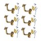 thumbnail image 2 of 6 soportes para barandilla de escalera, pasamanos fijos para escalera 6cmx6cm, 2 of 9
