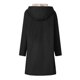 thumbnail image 3 of Gabardina para mujer Chaqueta suelta informal sin cinturón de color sólido de longitud media con abrigo de bolsillo Pompotops  qwe15231, 3 of 5