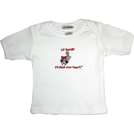 

Lil Cub Hub 2WSSTR-1218 White Short Sleeve T-Shirt - Raccoon 12-18 months