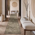 thumbnail image 3 of DEORAB Runner Rug 2.5X10 Non Slip Hallway Vintage Rugs, Machine Washable Lightweight Mat for Living Room, Entryway, Bedroom, Kitchen and Passage, Ultra-Thin, 3 of 7