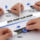thumbnail image 5 of Cuchillo plegable/navaja multiusos WORKPRO 2 en 1 con 10 hojas, color azul, 5 of 8