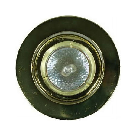 

Benjara 4 in. 12V Round Ceiling Light with Metal Antique Brass