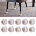 thumbnail image 4 of Protector De Pata De Silla, Caucho Antideslizante 10PCS Cubierta De Pata De Mesa Resistente Al Desgaste Para Oficina Para Comedor Ccdes METRO, 4 of 8