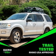 Rhino USA Rooftop Cargo Carrier (17.7 Cubic Feet) Heavy Duty Waterproof Roof Top Bag Lock Included