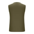 thumbnail image 6 of BXINGOHAI Mens Casual Tank Tops Ribbed Knit Sleeveless Shirt Lightweight Tee Summer Muscle T-Shirts Army Green,XXL, 6 of 6