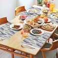 thumbnail image 2 of Pink and Grey Watercolor Feather Pattern Summer Placemats Table Placemats Set Of 4-Linen Kitchen Washable Placemats Table Mats 11.8"x17.7" Non-Slip Heat Resistant, 2 of 6