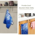 thumbnail image 2 of Coolnut Christmas Angel Hand Towels 2 PCS, Abstract Blue Kitchen Towel Ultra Soft and Highly Absorbent,Decorative Fingertip Face Towel for Bathroom Hotel, 28.3"x 14.4", 2 of 5
