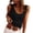 Black, variant on Womens Rib-knit Tank Tops Scalloped Trim Scoop Neck Sleeveless Ribbed Tanks Summer Casual Sweater Vest (M, White)